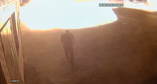 Взрыв на заправочной станции в Сунже. Скриншот с видео "Взрыв газа Сунжа 9.08.2019" на Youtube-канале "valkar24" https://www.youtube.com/watch?v=R9_SoujQg7s