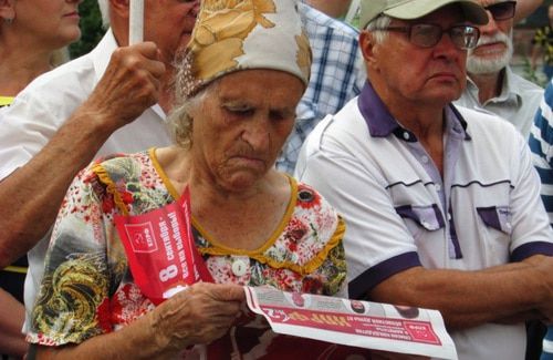 Митинг КПРФ в Волгограде. Фото Вячеслава Ященко для "Кавказского узла"