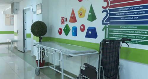 Детская больница в Ингушетии. Фото: Кадр видео канала "360" https://www.youtube.com/watch?v=t0mkDBwmWEc
