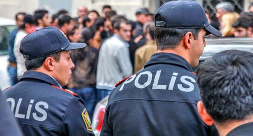 Сотрудники полиции в Азербайджане. Фото Азиза Каримова для "Кавказского узла"