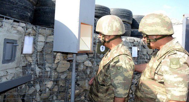 Азербайджанская позиция. Фото пресс-службы Минобороны Азербайджана. https://mod.gov.az