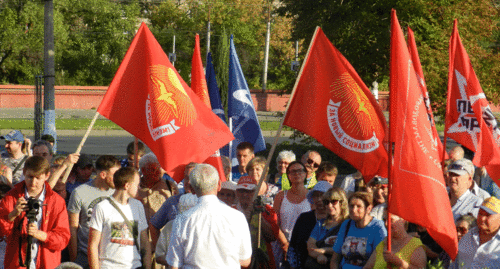 Митинг в Волгограде. 25 августа 2019 года. Фото Татьяны Филимоновой для "Кавказского узла"