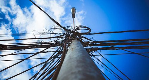 Электрический столб. Фото  Фото: Денис Яковлев / Югополис