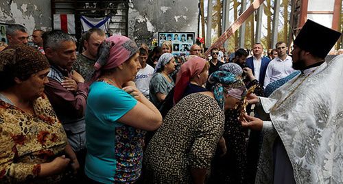Траурные мероприятия по погибшим. Беслан, 3 сентября 2019 г. Фото: REUTERS/Eduard Korniyenko