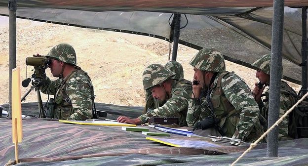 Азербайджанские военные на позициях. Сентябрь 2019 года. Фото пресс-службы Минобороны Азербайджана, https://mod.gov.az