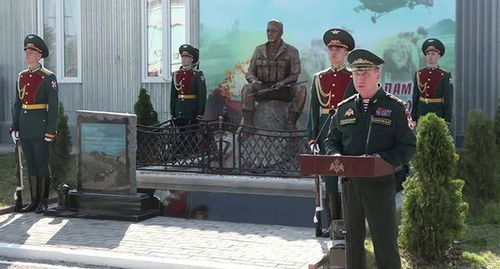 Открытие памятника "Защитникам России". © Фото предоставлено ДВСМИ Росгвардии