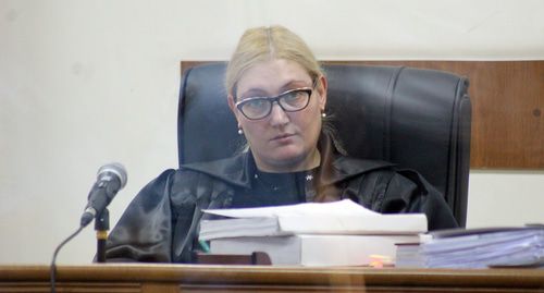 Судья Анна Данибекян. Фото Тиграна Петросяна для "Кавказского узла"