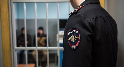 В полицейском участке. © Фото Елены Синеок, Юга.ру