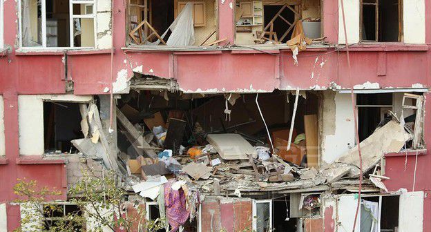 Последствия взрыва газа в Тбилиси 19 октября 2019 года. Фото Кето Сванадзе, https://1tv.ge