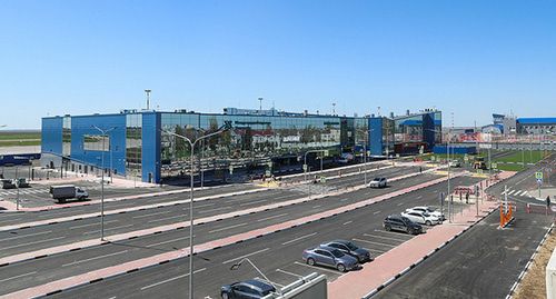 Терминал междунарогодного аэропорта Гумрак в Волгограде. Фото: CC BY-SA 3.0/Администрация Волгоградской области. https://commons.wikimedia.org/wiki/File:Gumrak_Airport_012.jpg