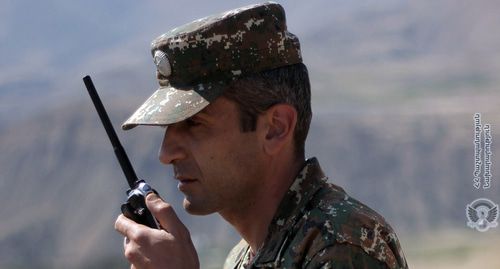 Военнослужащий армянской армии. Фото:  пресс-служба МО Армении http://www.mil.am/hy/news/6998