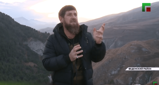 Рамзан Кадыров. Скриншот видео "Историческое обращение главы Чеченской Республики", https://youtu.be/yOxC8h4FBZ0