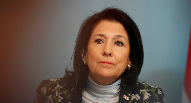 Президент Грузии Саломе Зурабишвили. Фото: Reuters/Ints Kalnins