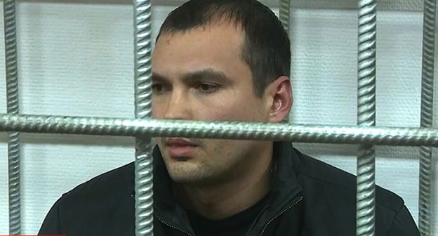 Антон Бутурлакин в зале суда. Фото: кадр видео ТВЦ Новости от 26.10.2019 12:32 https://www.tvc.ru/news