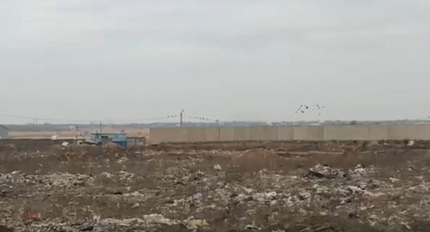 Тление свалки в Астраханской области. Стоп-кадр видео https://vk.com/video52659516_456239242?list=31b9c18288b2ecf454