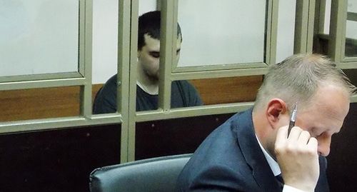 Максим Панченко в зале суда, 27 мая 2019 года. Фото Константина Волгина для "Кавказского узла"