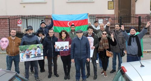 Активисты движения Azərbaycan Naminə Demokratiya (AND). Фото: пресс-служба AND, https://www.facebook.com/azerbaycannaminedemokratiya/photos/a.158614667924657/793646984421419/?type=3&theater