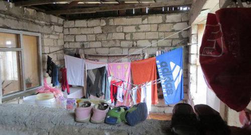 Недостроенный дом беженцев из Азербайджана. 27 февраля 2019 года. Фото Алвард Григорян для "Кавказского узла"