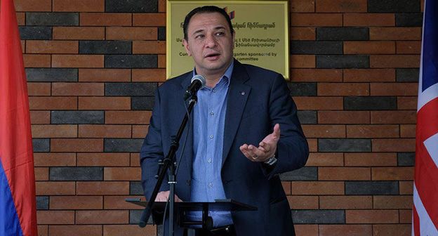 Директор всеармянского фонда "Айастан" Ара Варданян. © Photo: press office of "Hayastan" All Armenian Fund