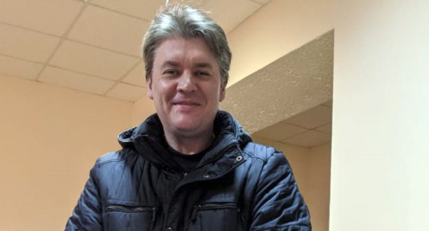 Константин Самсонов после освобождения. Фото Рустама Джалилова для "Кавказского узла"
