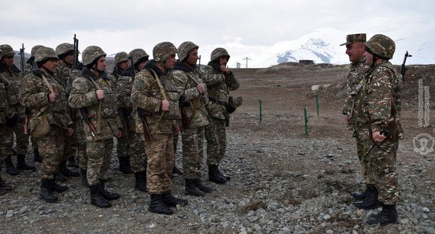 Военнослужащие МО Армении. Фото пресс-службы МО Армении http://www.mil.am/hy/news/7240