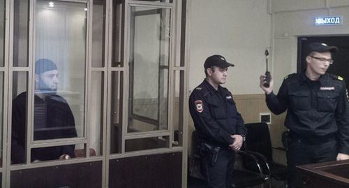 Геннадий Мирошниченко выслушивает приговор суда. Фото Валерия Люгаева для "Кавказского узла"