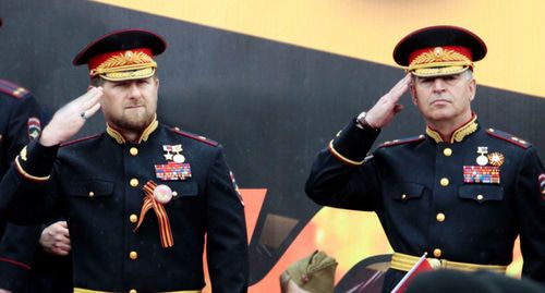 Рамзан Кадыров и Руслан Алханов. Фото:  Муса Садулаев/ИА "Грозный-информ"