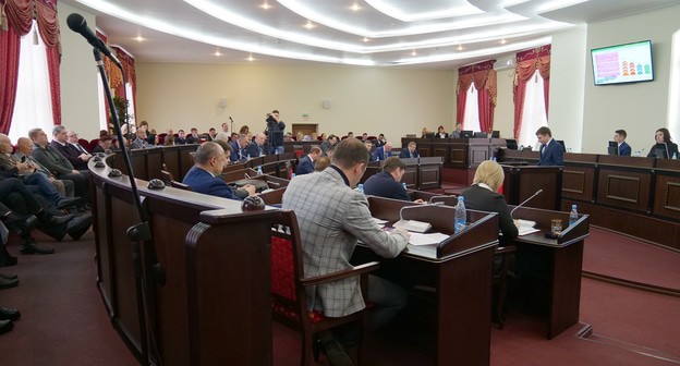 Заседание гордумы Шахт 17 декабря 2019. Фото Вячеслава Прудникова для "Кавказского узла"