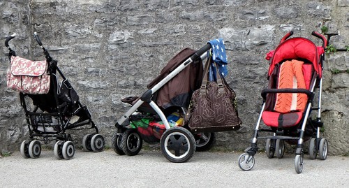 Детские коляски. Фото Antranias, pixabay.com 