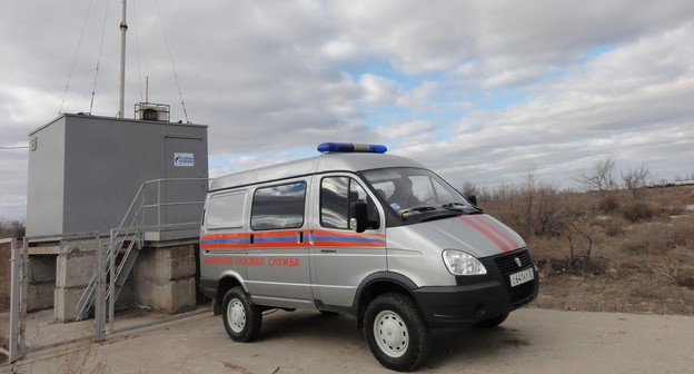 Автоматический пост контроля загрязнения атмосферного воздуха. Фото пресс-службы ООО "Газпром добыча Астрахань", https://astrakhandobycha.gazprom.ru/ecology/