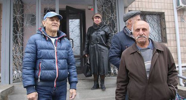 Бывшие сотрудники "Кингкоула". Фото Вячеслава Прудникова для "Кавказского узла". 