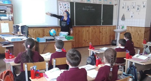Урок в классе одной из школ Кабардино-Балкарии. Фото: Школа грамотного потребителя http://xn--c1adpoeect8c.xn--p1ai/?p=4010