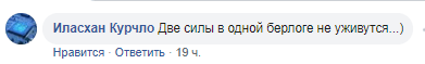 Скриншот комментария к наказанию за лозунг "Бачи-Юрт - сила!", https://www.facebook.com/ramzan.ibragimov.5/posts/2684756684948891?comment_id=2684804371610789