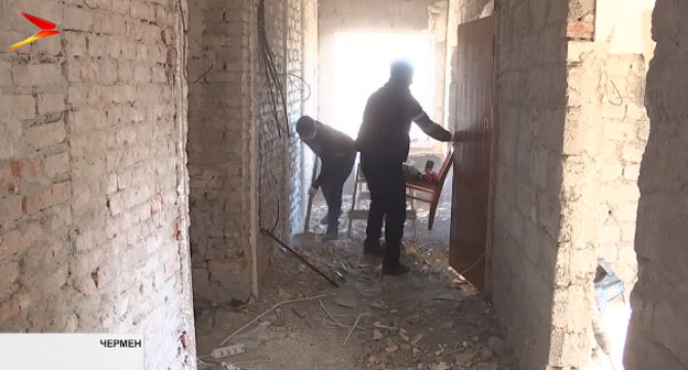 Ремонт в здании амбулатории в селе Чермен. Кадр видео телекомпании "Осетия-Ирыстон" https://www.youtube.com/watch?v=TS_5_eZ4Bg0