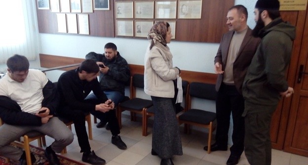 Родственники ингушских активистов в суде. Фото Вячеслава Ященко для "Кавказского узла"