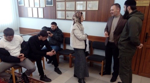 Родственники ингушских активистов в суде. Фото Вячеслава Ященко для "Кавказского узла"