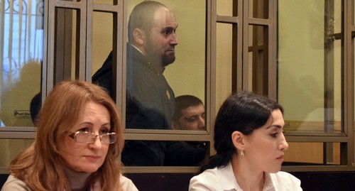 Самир Ибрагимов в зале суда. Фото Константина Волгина для "Кавказского узла"
