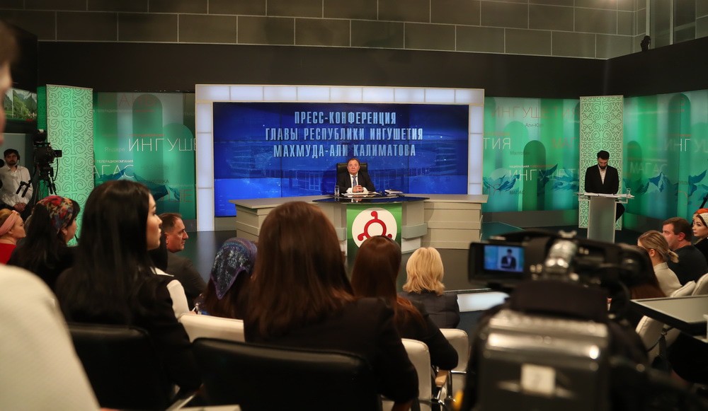 Пресс-конференция Калиматова. Фото пресс-службы главы Ингушетии, http://www.ingushetia.ru