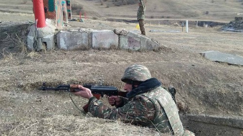 Солдат вооруженных сил Армении. Фото пресс-службы Минобороны Армении, http://www.mil.am/ru/news/7402