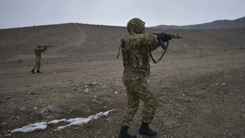 Армянские солдаты. Фото пресс-службы Минобороны Армении, http://www.mil.am