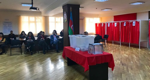 Избирательный участок в Азербайджане. 10.02.20 Фото Фаика Меджида для "Кавказского узла"