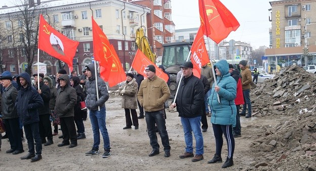 Участники митинга. Фото Вячеслава Прудникова для "Кавказского узла".