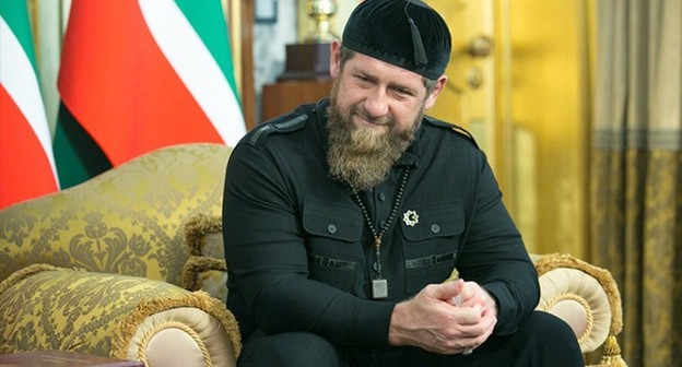 Рамзан Кадыров.  Кадр видео ЧГТРК "Грозный" https://grozny.tv/news.php?id=36506