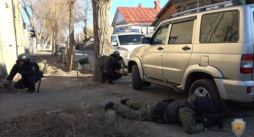 Спецоперация. Фото: пресс-служба Национального антитеррористического комитета http://nac.gov.ru/