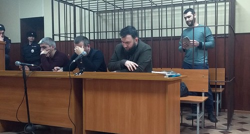 Абдулмумин Гаджиев во время суда. Фото Ильяса Капиева для "Кавказского узла"