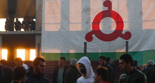 Флаг Ингушетии. Фото: REUTERS/Maxim Shemetov