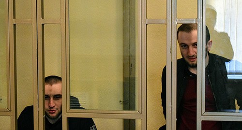 Мухтар и Исмаил Курбановы на оглашении приговора. Фото Константина Волгина для "Кавказского узла"