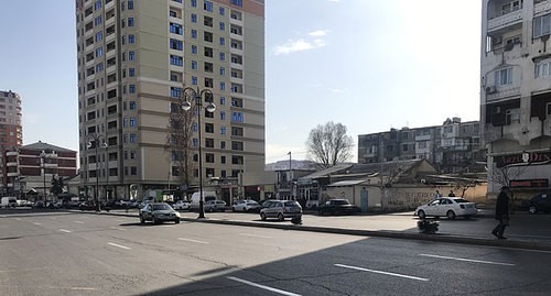 Улица Шарифзаде в Баку. 24 марта 2020 года. Фото Фаика Меджида для "Кавказского узла".