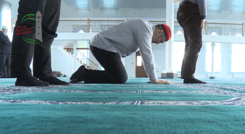 Центральная мечеть в Назрани. Стоп-кадр видео https://youtu.be/TlSHcqhKIIs