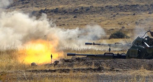 Стрельбы в азербайджанской армии. Фото пресс-службы МО Азербайджана